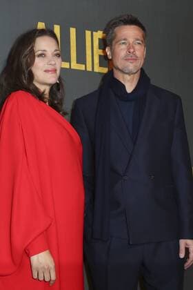 Marion Cotillard and Brad Pitt - Photocall zum Film Allies - Paris - 20 11 2016 GwendolineLeGoff Panoramic 