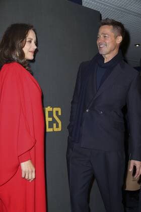Marion Cotillard et Brad Pitt - Photocall zum Film - Allied (Vertraute Fremde) - Paris - 20 11 2016 GwendolineLeGoff 