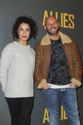 Franck Gastambide et Sabrina Ouazani - Photocall zum Film - Allied (Vertraute Fremde) - Paris - 20 11 2016 GwendolineLeGoff 