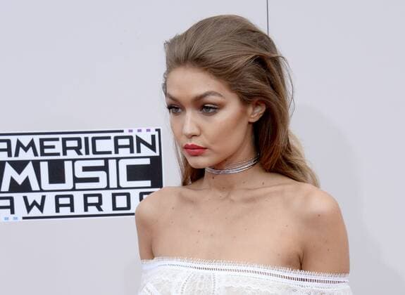 Model Gigi Hadid arrives for the 2016 American Music Awards held at Microsoft Theater in Los Angeles on November 20, 2016.  LAP20161120057 JIMxRUYMEN