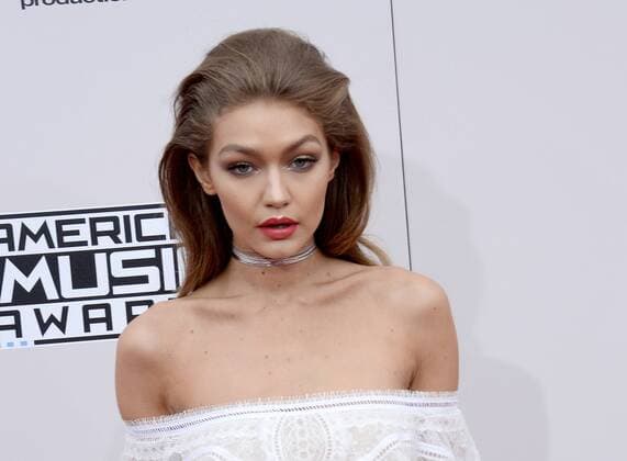 American Music Awards in Los Angeles Model Gigi Hadid arrives for the 2016 American Music Awards held at Microsoft Theater in Los Angeles on November 20, 2016.  LAP20161120055 JIMxRUYMEN