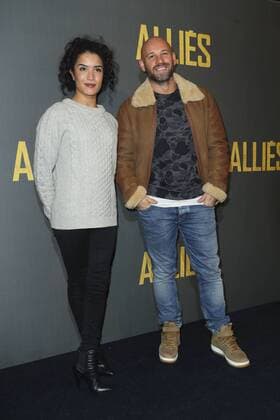 Franck Gastambide et Sabrina Ouazani - Photocall zum Film - Allied (Vertraute Fremde) - Paris - 20 11 2016 GwendolineLeGoff 