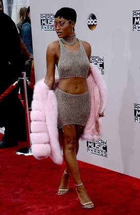 Actress Keke Palmer arrives for the 2016 American Music Awards held at Microsoft Theater in Los Angeles on November 20, 2016.  LAP20161120072 JIMxRUYMEN