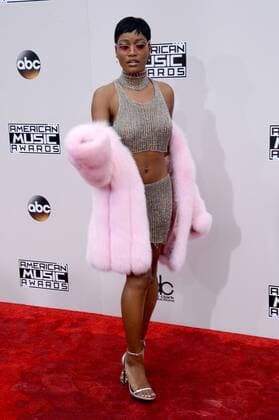 Actress Keke Palmer arrives for the 2016 American Music Awards held at Microsoft Theater in Los Angeles on November 20, 2016.  LAP20161120075 JIMxRUYMEN
