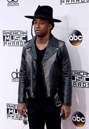 Recording artist Ty Dolla Sign arrives for the 2016 American Music Awards held at Microsoft Theater in Los Angeles on November 20, 2016.  LAP20161120104 JIMxRUYMEN
