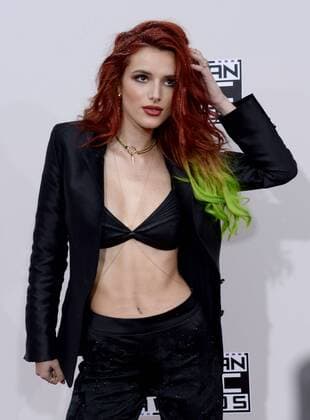 American Music Awards in Los Angeles Actress Bella Thorne arrives for the 2016 American Music Awards held at Microsoft Theater in Los Angeles on November 20, 2016.  LAP20161120221 JIMxRUYMEN