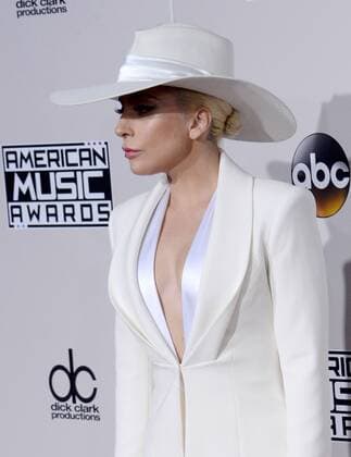 Lady Gaga arrives for the 2016 American Music Awards held at Microsoft Theater in Los Angeles on November 20, 2016.  LAP20161120232 JIMxRUYMEN
