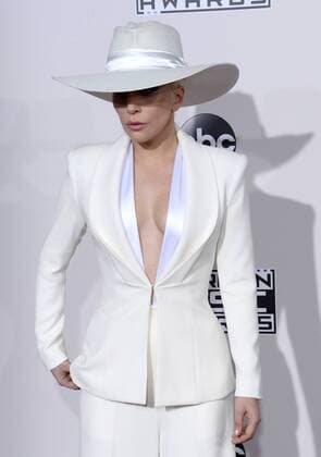 Lady Gaga arrives for the 2016 American Music Awards held at Microsoft Theater in Los Angeles on November 20, 2016.  LAP20161120234 JIMxRUYMEN