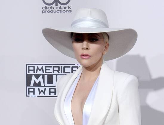 Lady Gaga arrives for the 2016 American Music Awards held at Microsoft Theater in Los Angeles on November 20, 2016.  LAP20161120237 JIMxRUYMEN