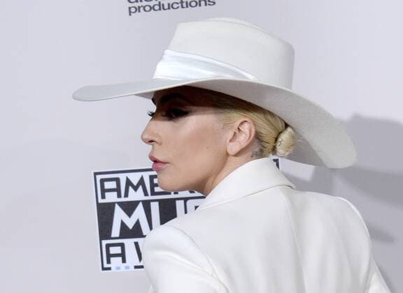 Lady Gaga arrives for the 2016 American Music Awards held at Microsoft Theater in Los Angeles on November 20, 2016.  LAP20161120248 JIMxRUYMEN