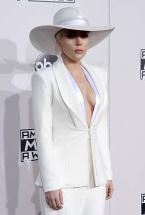 Lady Gaga arrives for the 2016 American Music Awards held at Microsoft Theater in Los Angeles on November 20, 2016.  LAP20161120258 JIMxRUYMEN