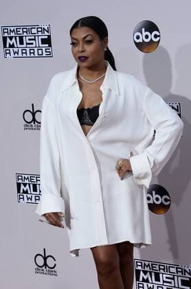 Actress Taraji P. Henson arrives for the 2016 American Music Awards held at Microsoft Theater in Los Angeles on November 20, 2016.  LAP20161120323 JIMxRUYMEN