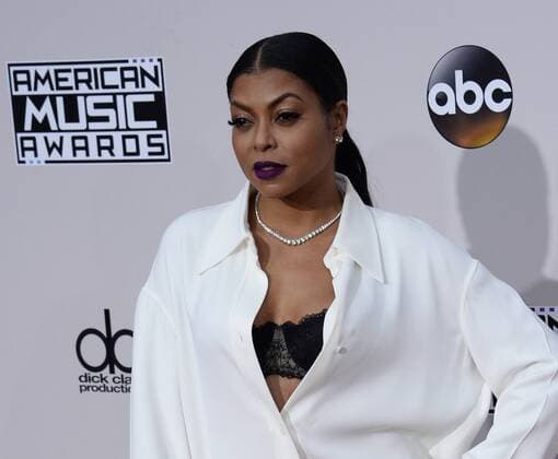 Actress Taraji P. Henson arrives for the 2016 American Music Awards held at Microsoft Theater in Los Angeles on November 20, 2016.  LAP20161120324 JIMxRUYMEN