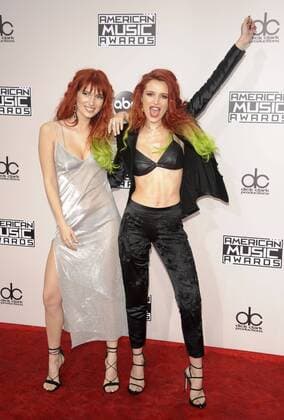 Bella Thorne & sister Dani Thorne AMERICAN MUSIC AWARDS: ARRIVALS Los Angeles Patrick Rideaux PicturePerfect