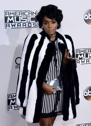 American Music Awards in Los Angeles Recording artist Janelle Monae arrives for the 2016 American Music Awards held at Microsoft Theater in Los Angeles on November 20, 2016.  LAP20161120340 JIMxRUYMEN