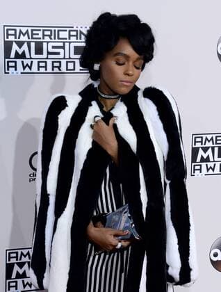 Recording artist Janelle Monae arrives for the 2016 American Music Awards held at Microsoft Theater in Los Angeles on November 20, 2016.  LAP20161120347 JIMxRUYMEN
