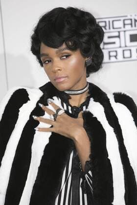 November 20, 2016 - Los Angeles, California, U.S - Janelle Monae on the Red Carpet of the 2016 American Music Awards held on Sunday, November 20, 2016 at the Microsoft Theatre in Los Angeles, California. Los Angeles U.S. - ZUMAp124 20161120_zaa_p124_074