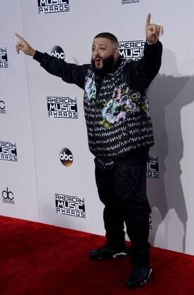 DJ Khaled arrives for the 2016 American Music Awards held at Microsoft Theater in Los Angeles on November 20, 2016.  LAP20161120419 JIMxRUYMEN