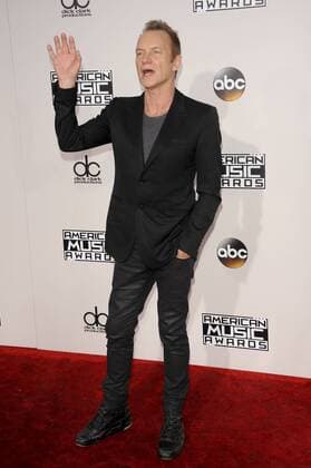 Sting AMERICAN MUSIC AWARDS: ARRIVALS Los Angeles Patrick Rideaux PicturePerfect