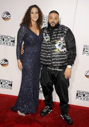 DJ Khaled & Nicole Tuck AMERICAN MUSIC AWARDS: ARRIVALS Los Angeles Patrick Rideaux PicturePerfect