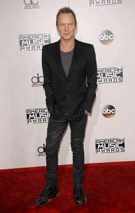 Sting AMERICAN MUSIC AWARDS: ARRIVALS Los Angeles Patrick Rideaux PicturePerfect