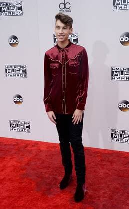 Internet personality Jack Baran arrives for the 2016 American Music Awards held at Microsoft Theater in Los Angeles on November 20, 2016.  LAP20161120494 JIMxRUYMEN