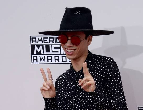 American Music Awards in Los Angeles Musician Spencer Ludwig arrives for the 2016 American Music Awards held at Microsoft Theater in Los Angeles on November 20, 2016.  LAP20161120526 JIMxRUYMEN