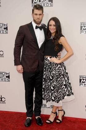 Bryce Harper & Kayla Varner AMERICAN MUSIC AWARDS: ARRIVALS Los Angeles Patrick Rideaux PicturePerfect