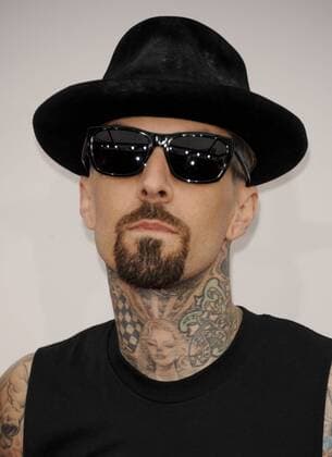 Travis Barker AMERICAN MUSIC AWARDS: ARRIVALS Los Angeles Patrick Rideaux PicturePerfect