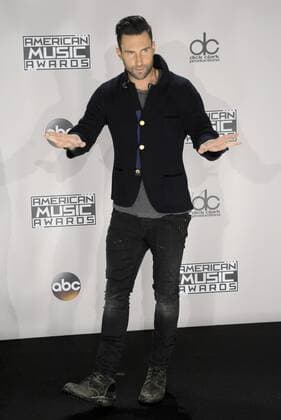 Adam Levine AMERICAN MUSIC AWARDS: PRESSROOM Los Angeles Patrick Rideaux PicturePerfect