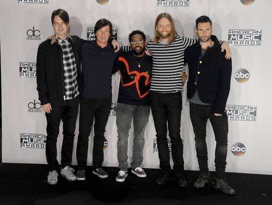 Maroon 5 AMERICAN MUSIC AWARDS: PRESSROOM Los Angeles Patrick Rideaux PicturePerfect
