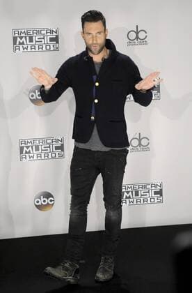 Adam Levine AMERICAN MUSIC AWARDS: PRESSROOM Los Angeles Patrick Rideaux PicturePerfect