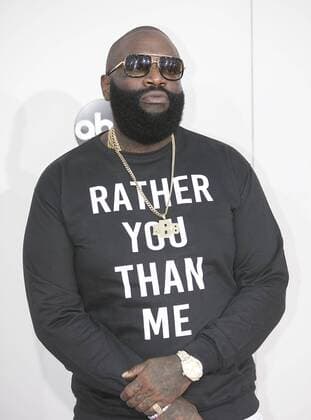 November 20, 2016 - Los Angeles, California, U.S - Rick Ross on the Red Carpet of the 2016 American Music Awards held on Sunday, November 20, 2016 at the Microsoft Theatre in Los Angeles, California. Los Angeles U.S. - ZUMAp124 20161120_zaa_p124_196