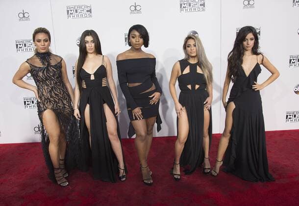 November 20, 2016 - Los Angeles, California, U.S - Fifth Harmony on the Red Carpet of the 2016 American Music Awards held on Sunday, November 20, 2016 at the Microsoft Theatre in Los Angeles, California. Los Angeles U.S. - ZUMAp124 20161120_zaa_p124_211
