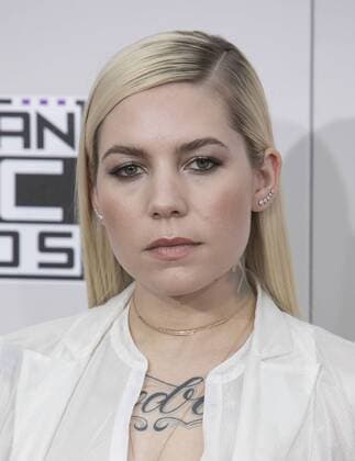 November 20, 2016 - Los Angeles, California, U.S - Skylar Grey on the Red Carpet of the 2016 American Music Awards held on Sunday, November 20, 2016 at the Microsoft Theatre in Los Angeles, California. Los Angeles U.S. - ZUMAp124 20161120_zaa_p124_181