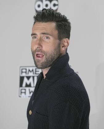 November 20, 2016 - Los Angeles, California, U.S - Adam Levine in the Press Room of the 2016 American Music Awards held on Sunday, November 20, 2016 at the Microsoft Theatre in Los Angeles, California. Los Angeles U.S. - ZUMAp124 20161120_zaa_p124_249