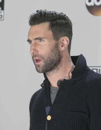 November 20, 2016 - Los Angeles, California, U.S - Adam Levine in the Press Room of the 2016 American Music Awards held on Sunday, November 20, 2016 at the Microsoft Theatre in Los Angeles, California. Los Angeles U.S. - ZUMAp124 20161120_zaa_p124_250