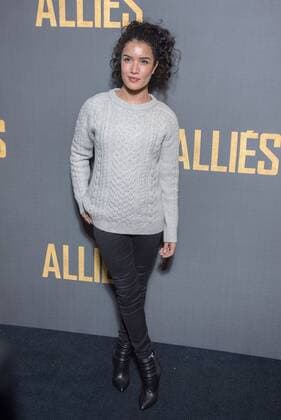213646 2016-11-20 Paris, FRA, - Filmpremiere Allied (Vertraute Fremde) im UGC Normandie. Sabrina Ouazani.  Copyright: xSergexArnalx xStarfacex STAR_213646_096