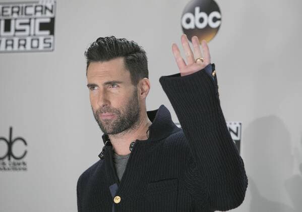 November 20, 2016 - Los Angeles, California, U.S - Adam Levine in the Press Room of the 2016 American Music Awards held on Sunday, November 20, 2016 at the Microsoft Theatre in Los Angeles, California. Los Angeles U.S. - ZUMAp124 20161120_zaa_p124_257