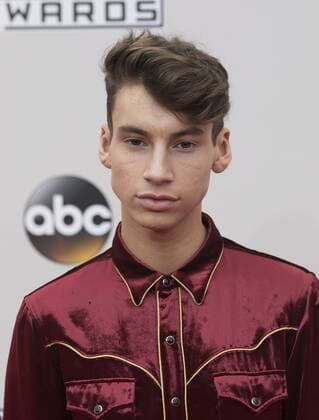 November 20, 2016 - Los Angeles, California, U.S - Jack Baran on the Red Carpet of the 2016 American Music Awards held on Sunday, November 20, 2016 at the Microsoft Theatre in Los Angeles, California. Los Angeles U.S. - ZUMAp124 20161120_zaa_p124_261