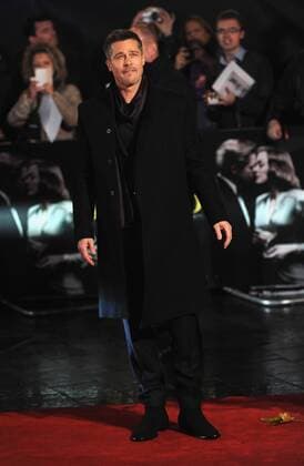 November 21, 2016 - London, England, United Kingdom - Brad Pitt attends the UK Premiere of Allied at Odeon Leciester Square. London United Kingdom - ZUMAs147 20161121_zap_s147_015