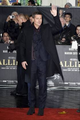 Brad Pitt bei der Premiere des Kinofilms Allied: Vertraute Fremde im Odeon Leicester Square. London, 21.11.2016 Brad Pitt  Foto:xS.xVasx xFuturexImage