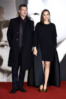 Brad Pitt und Marion Cottilard bei der Premiere des Kinofilms Allied: Vertraute Fremde im Odeon Leicester Square. London, 21.11.2016 Brad Pitt, Marion Cottilard  Foto:xS.xVasx xFuturexImage