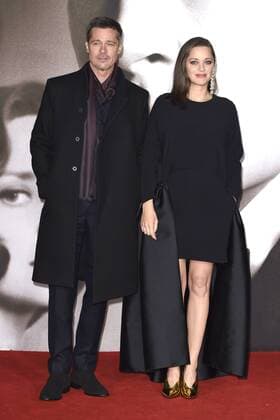 Brad Pitt und Marion Cottilard bei der Premiere des Kinofilms Allied: Vertraute Fremde im Odeon Leicester Square. London, 21.11.2016 Brad Pitt, Marion Cottilard  Foto:xS.xVasx xFuturexImage