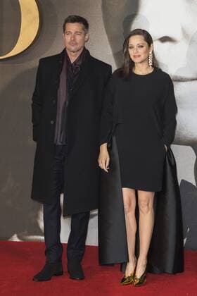 Brad Pitt, Allied Premiere, London, UK London, UK. 21 November 2016. Brad Pitt and Marion Cotillard attend the UK premiere of Allied, the World War II romantic thriller film, directed by Robert Zemeckis starring Brad Pitt and Marion Cotillard.