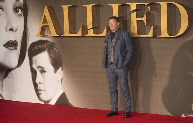 Allied UK film premiere London, UK. Steven Knight at the Allied UK film premiere, Odeon Leicester Square cinema, Leicester Square, London, England, UK, on Monday 21 November 2016. LMK368-61302-221116 