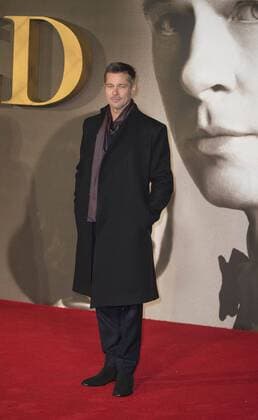 Allied UK film premiere London, UK. Brad Pitt at the Allied UK film premiere, Odeon Leicester Square cinema, Leicester Square, London, England, UK, on Monday 21 November 2016. LMK368-61302-221116 