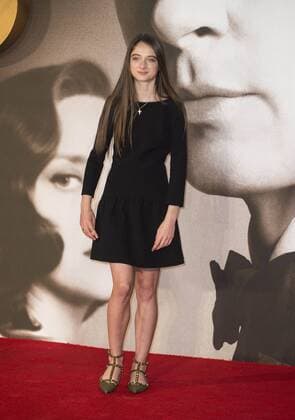 Allied UK film premiere London, UK. Raffey Cassidy at the Allied UK film premiere, Odeon Leicester Square cinema, Leicester Square, London, England, UK, on Monday 21 November 2016. LMK368-61302-221116 