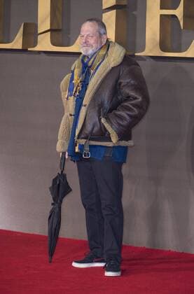 Allied UK film premiere London, UK. Terry Gilliam at the Allied UK film premiere, Odeon Leicester Square cinema, Leicester Square, London, England, UK, on Monday 21 November 2016. LMK368-61302-221116 