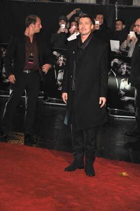 Brad Pitt attends the UK premiere of Allied at Leicester Square in London. NOVEMBER 21st 2016  TSTx163616